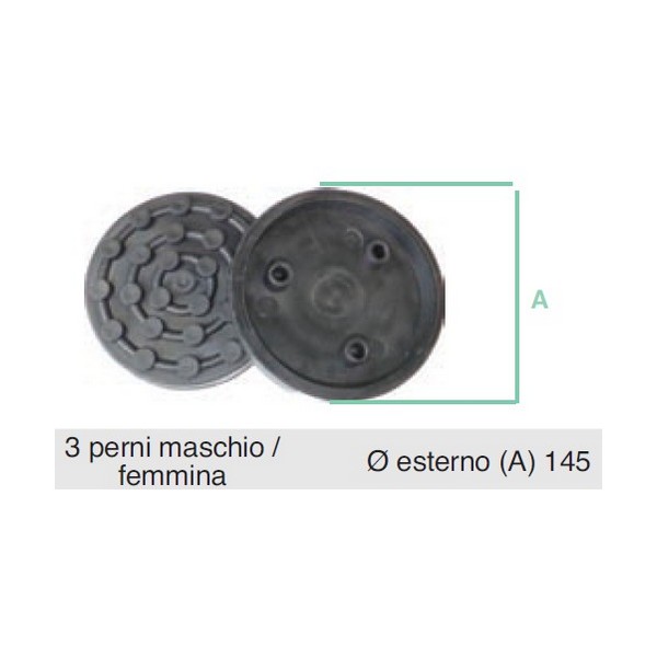 TAMPONE C/3 MM.145